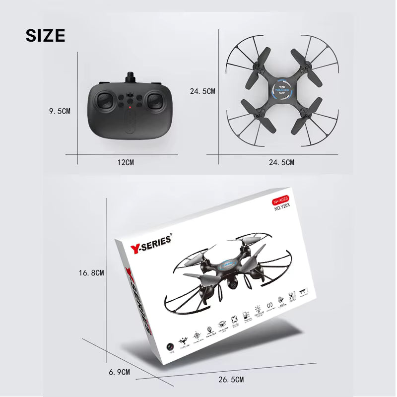 Remote Control Drone – High-Performance RC Quadcopter with Camera – Kids & Adults Friendly Drone