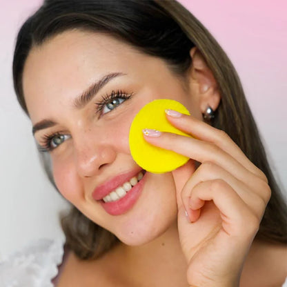 Turmeric Acid Cleaning Pads – Deep Clean & Exfoliating Skin Care Pads – Brighten, Smooth & Revive Skin