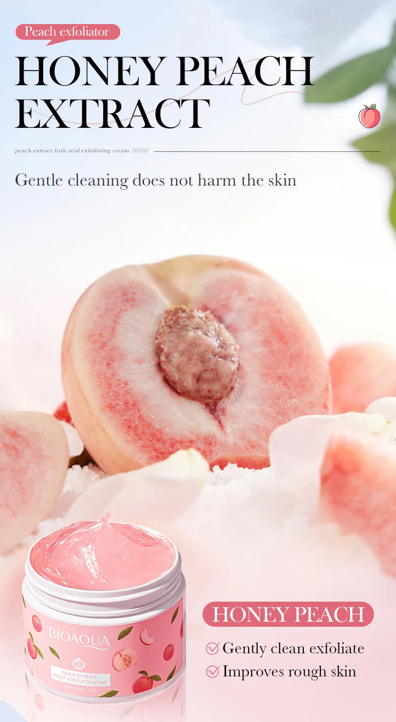 Bioaqua Body Sugar Scrub – Exfoliating Skin Softener with Natural Sugar & Moisturizing Formula – Smooth & Glowing Skin