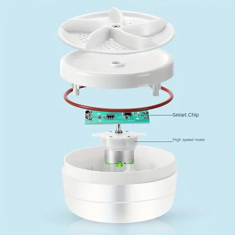 2-in-1 Mini Washing Machine – Portable Compact Washer & Spinner – Efficient Laundry Solution for Home & Travel