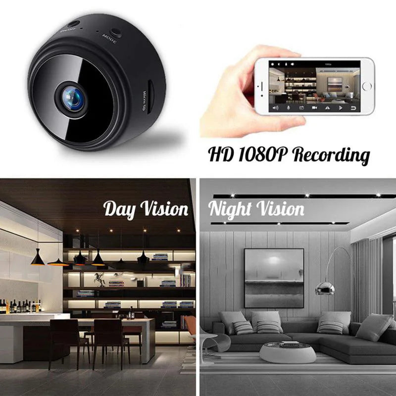A9 Mini Wireless Security Camera – 1080P HD Smart WiFi CCTV Camera – Indoor & Outdoor Surveillance